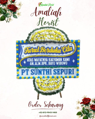 Papan Bunga Duka di Tuksari